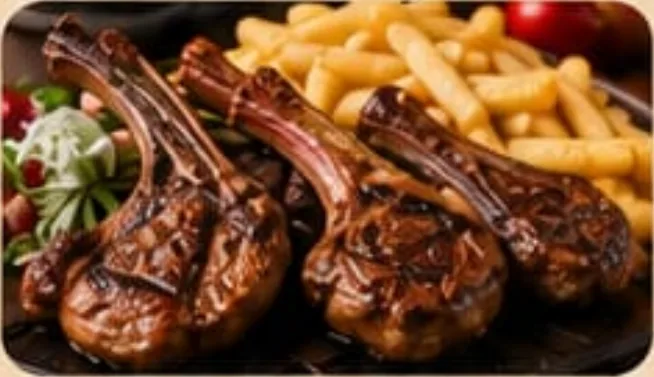 Lammkoteletts vom Grill